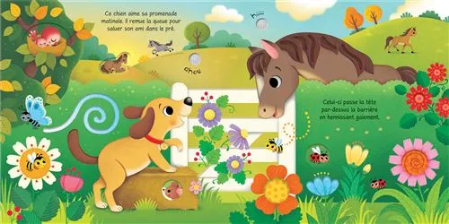 Mes Animaux Préférés – Livre Sonore à Toucher dès 1 an