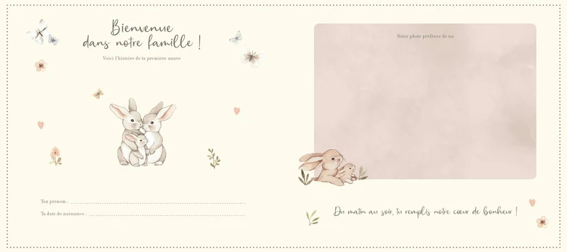 Mon Livre de Bébé – Ma Première Année | Souvenirs de Naissance - Livre