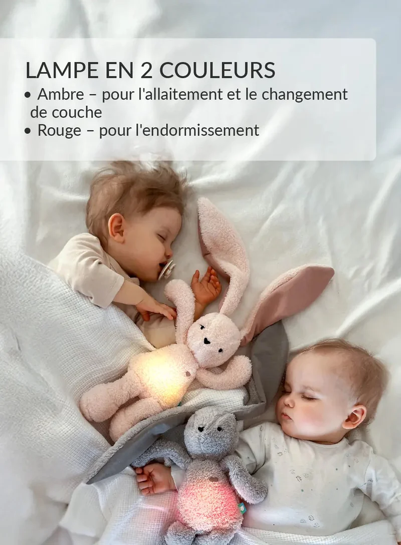 MyHummy Lapin rose 5en1 veilleuse