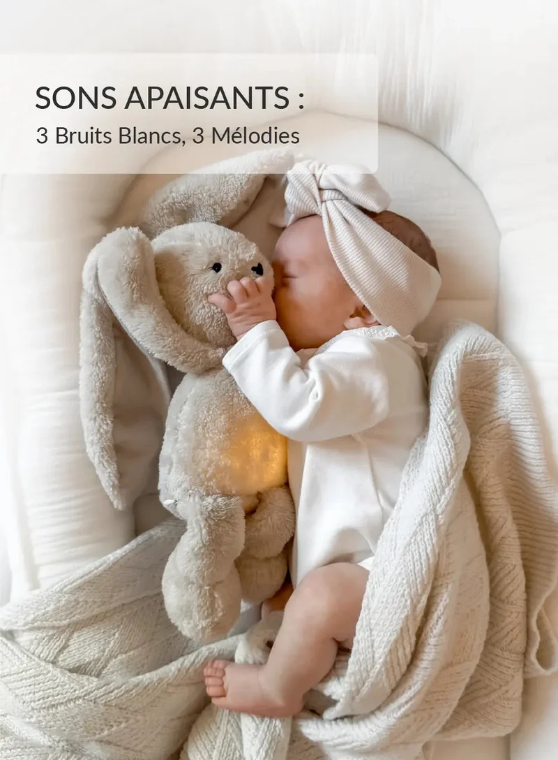 MyHummy Lapin rose 5en1 veilleuse