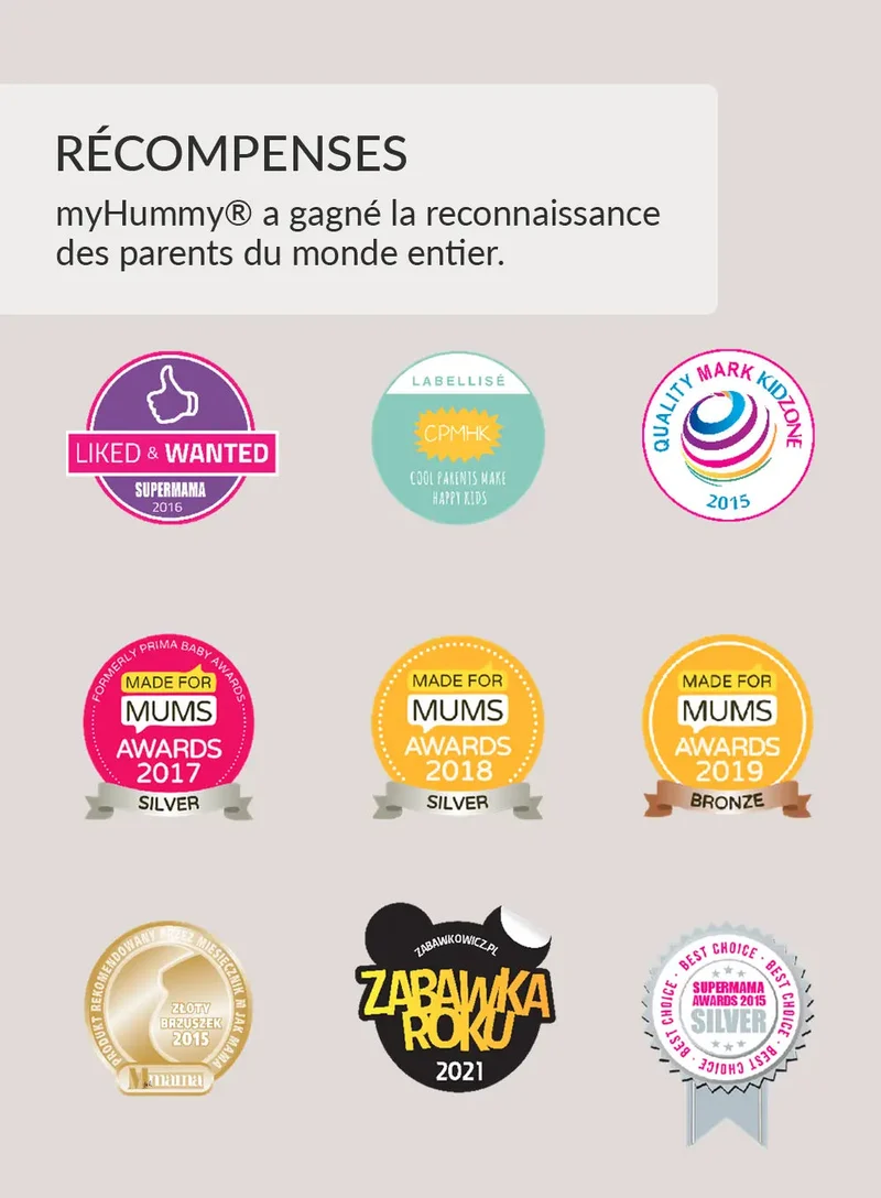MyHummy Lapin rose 5en1 veilleuse