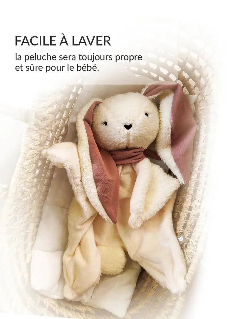 MyHummy doudou lapin plat 5en1 veilleuse