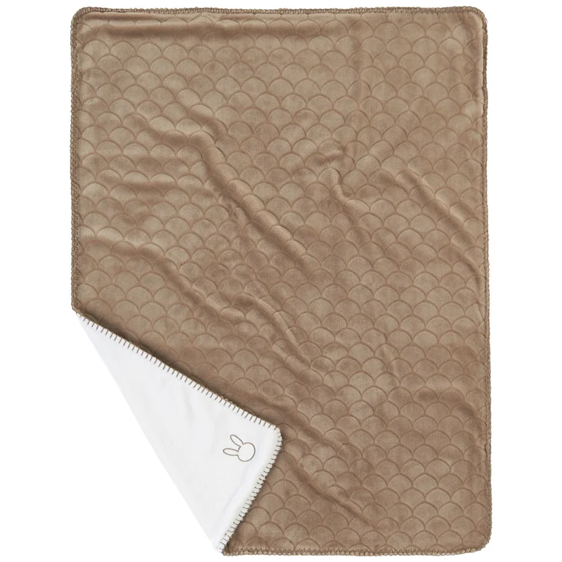 Couverture Bébé Lapidou Wavy moka