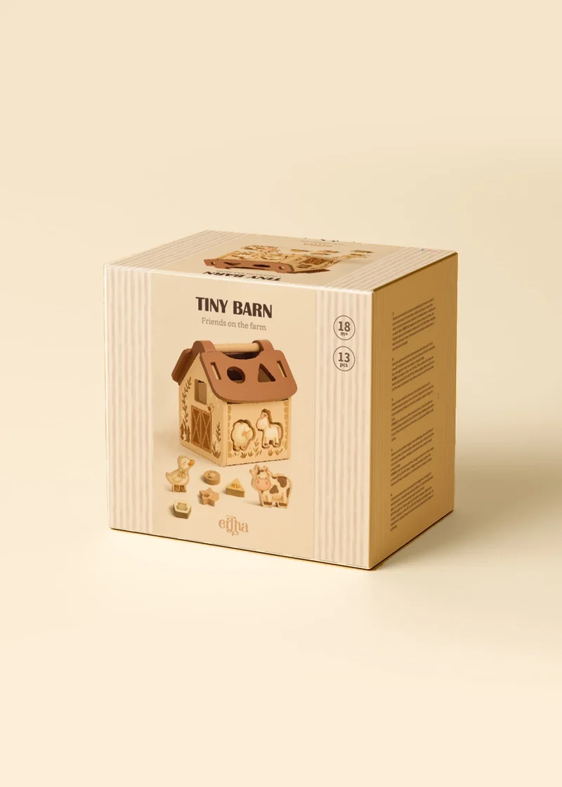Tiny Barn – Jeu de tri de formes en bois “Ferme magique”