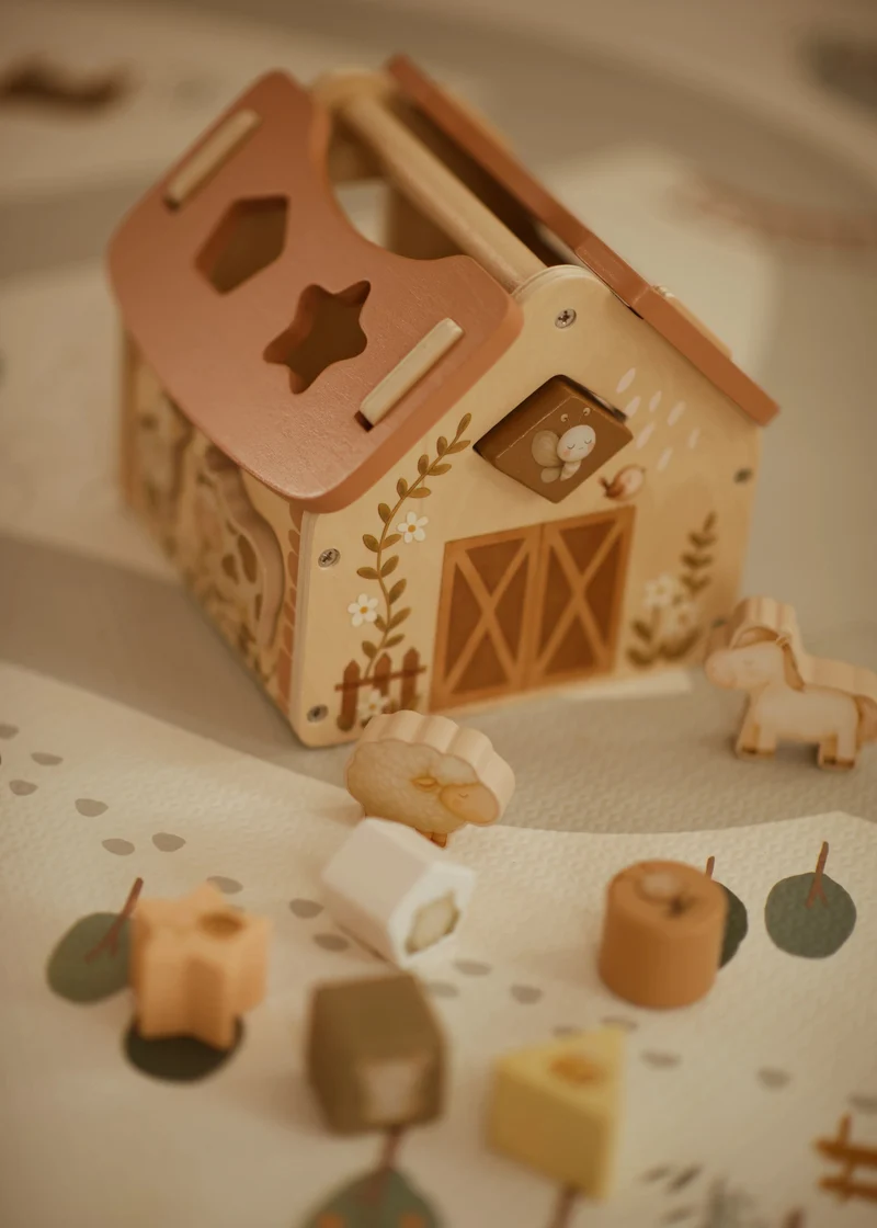 Tiny Barn – Jeu de tri de formes en bois “Ferme magique”