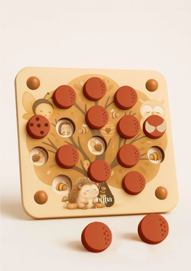 Pop & Peek – Jeu de mémoire en bois « Forêt enchantée » | Mrs Ertha