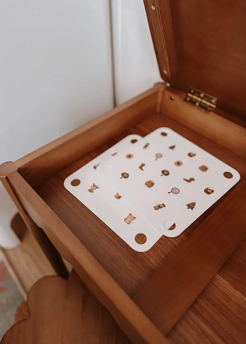 Pop & Peek – Jeu de mémoire en bois « Forêt enchantée » | Mrs Ertha