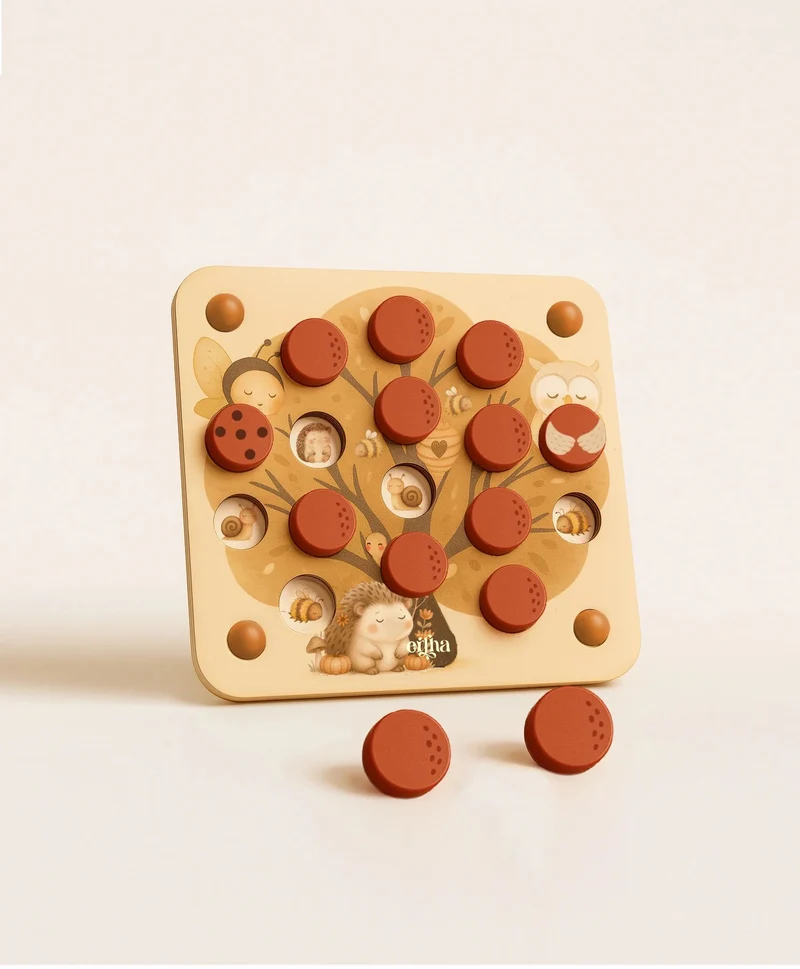 Pop & Peek – Jeu de mémoire en bois « Forêt enchantée » | Mrs Ertha
