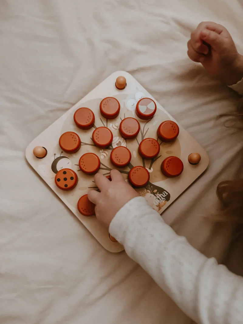 Pop & Peek – Jeu de mémoire en bois « Forêt enchantée » | Mrs Ertha