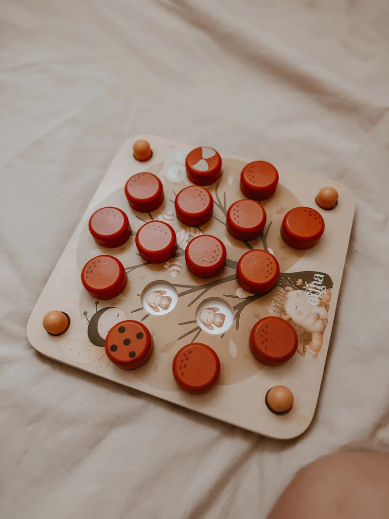 Pop & Peek – Jeu de mémoire en bois « Forêt enchantée » | Mrs Ertha