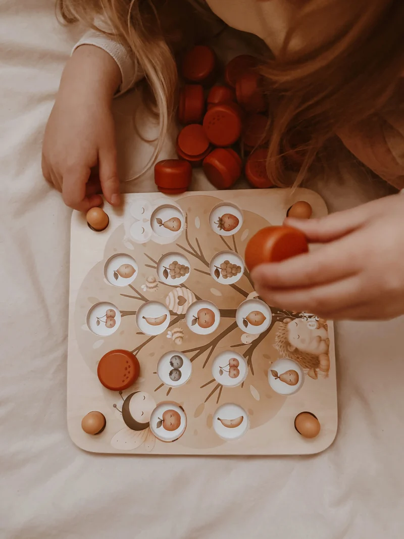 Pop & Peek – Jeu de mémoire en bois « Forêt enchantée » | Mrs Ertha