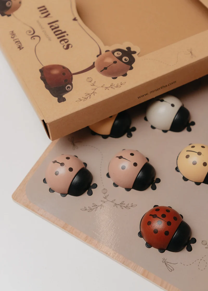 Mes Dames – Puzzle XLwood en Bois Montessori | Mrs Ertha