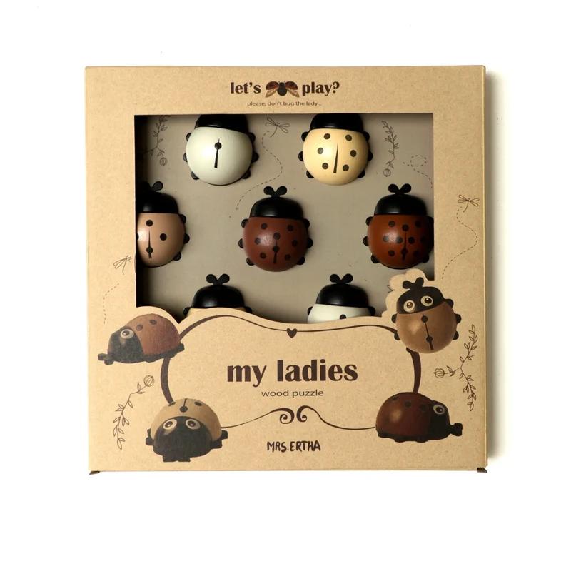 Mes Dames – Puzzle XLwood en Bois Montessori | Mrs Ertha