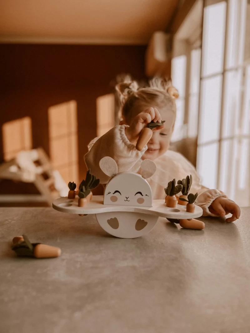 Échelle de Lapin – Puzzle en Bois Montessori | Mrs Ertha