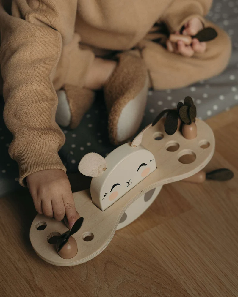 Échelle de Lapin – Puzzle en Bois Montessori | Mrs Ertha