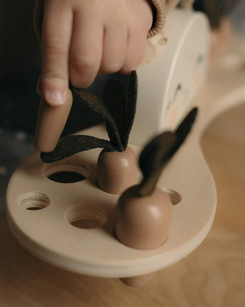 Échelle de Lapin – Puzzle en Bois Montessori | Mrs Ertha