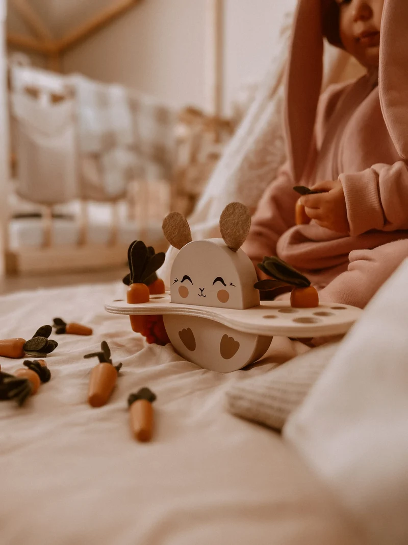 Échelle de Lapin – Puzzle en Bois Montessori | Mrs Ertha