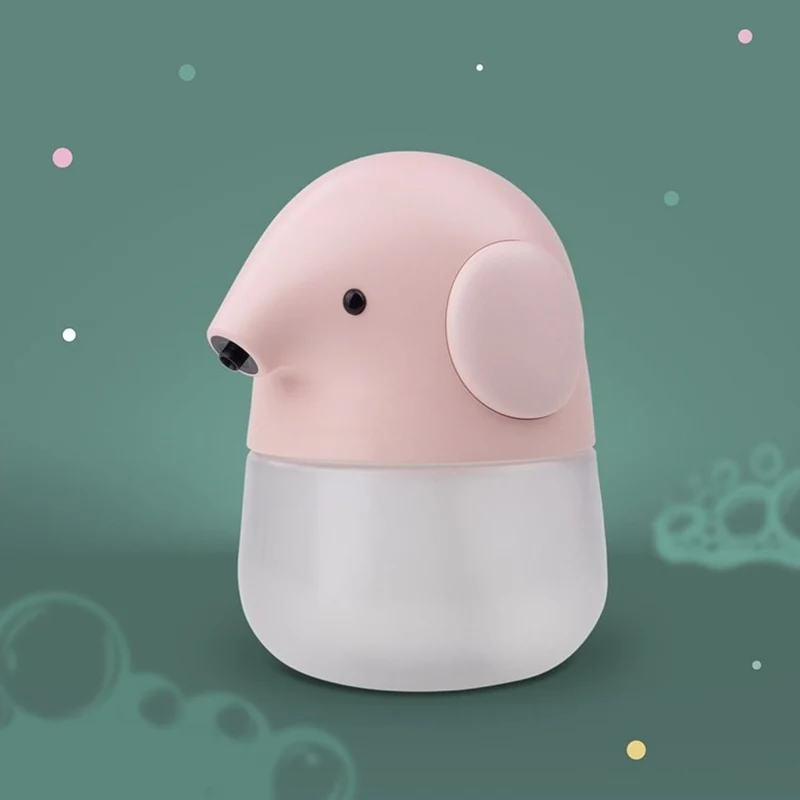 Distributeur automatique de savon Éléphant rose