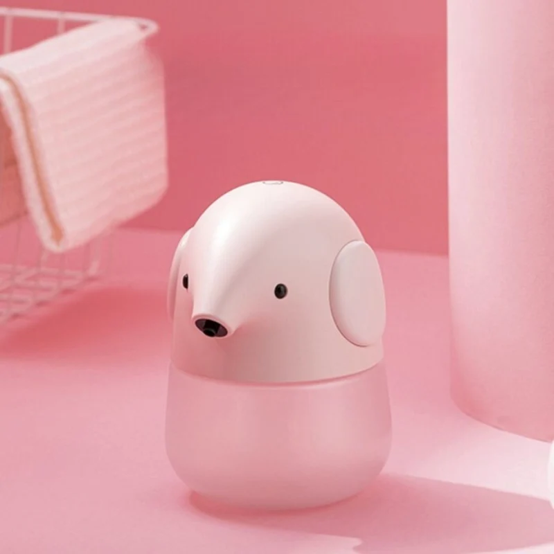 Distributeur automatique de savon Éléphant rose