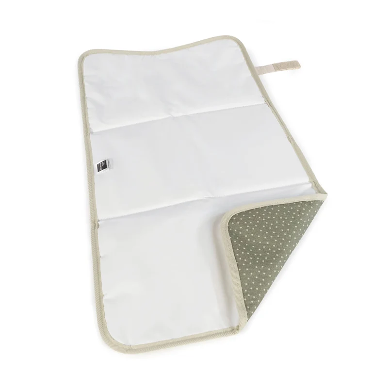 Matelas à langer Polka Dot Poppy Moss VERT – Pliable et Portable
