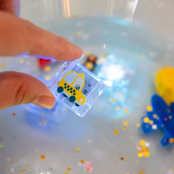 Cubes Lumineux Édition Limitée – 6 pièces – véhicules