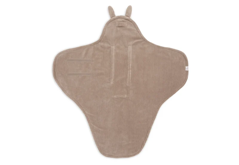 Couverture portefeuille Bunny Cloudy Rib - Milky Coffee 🐰☁️