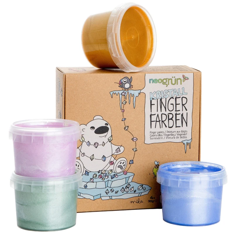 Coffret Mika peinture aux doigts naturelle et vegan