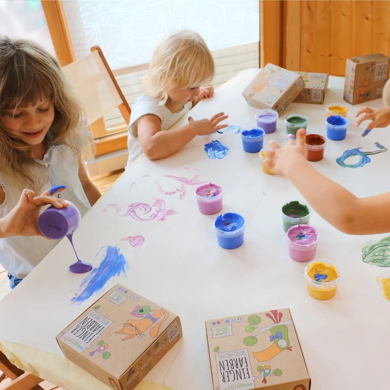 Coffret Mika peinture aux doigts naturelle et vegan