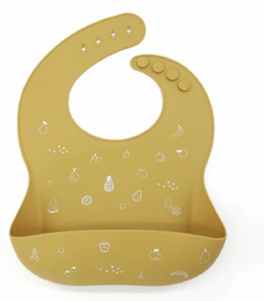 Bavoir silicone fruits - Mangue