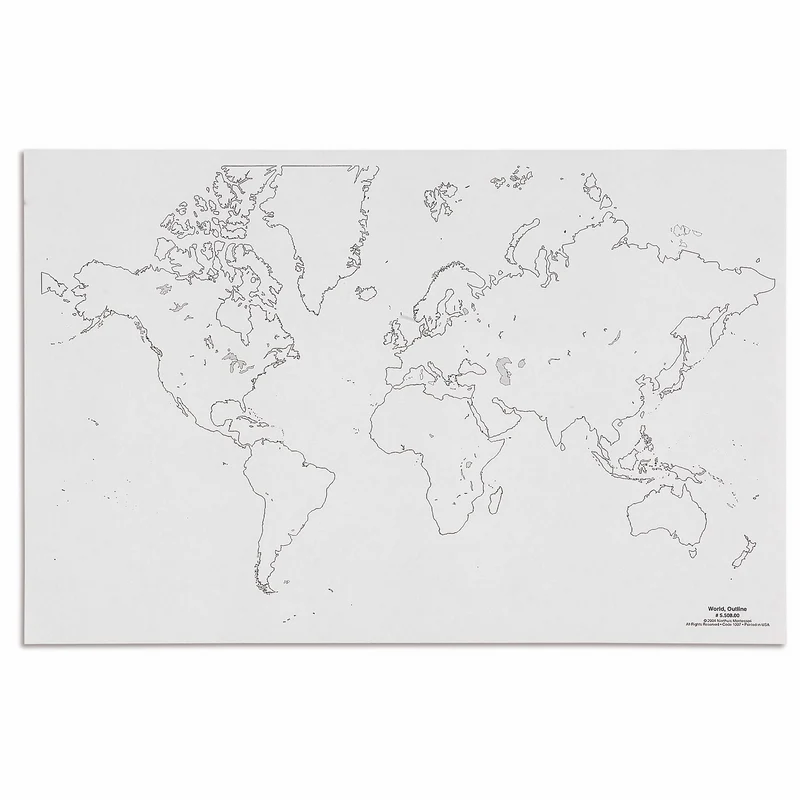 Silhouette du monde x 50 - Nienhuis AMI