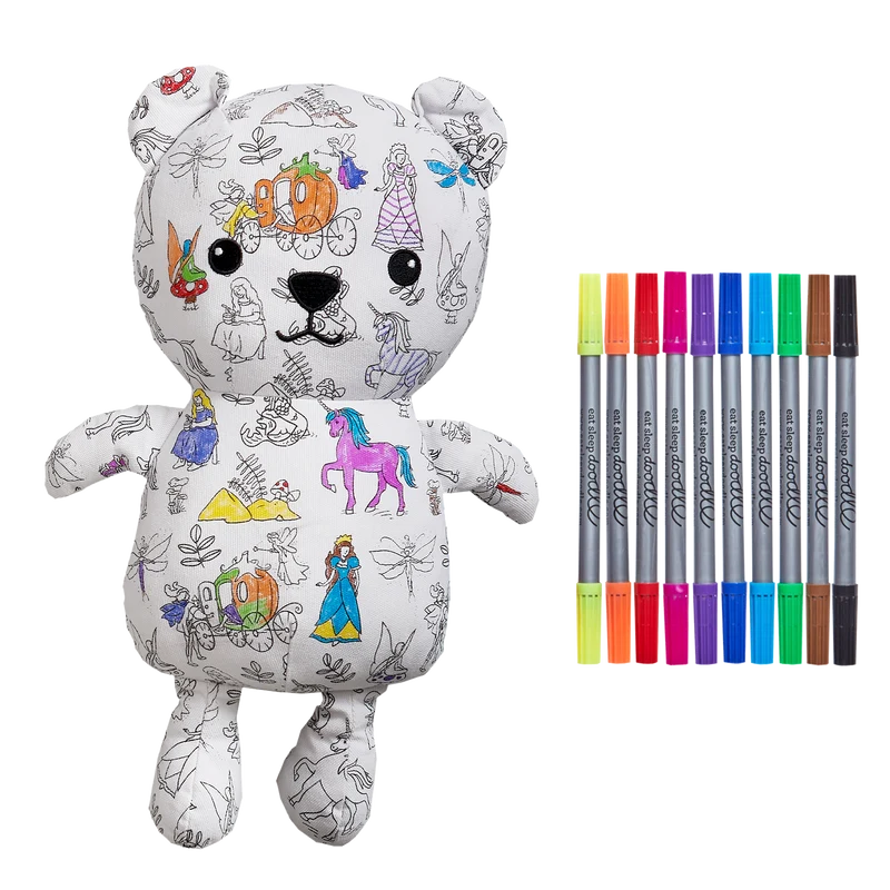 Ours en Peluche à Colorier – Conte de fée