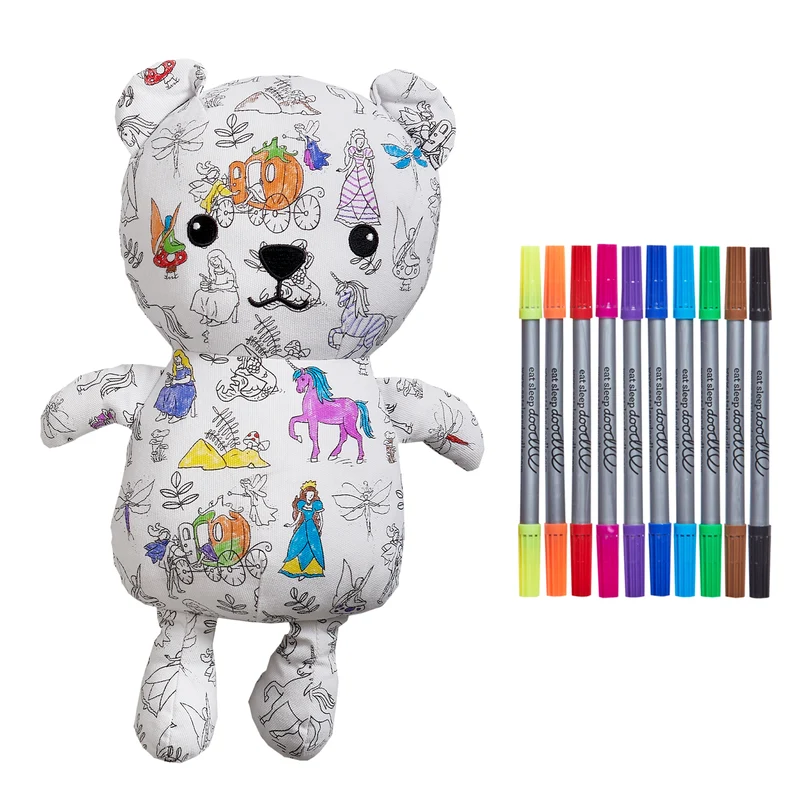 Ours en Peluche à Colorier – Conte de fée