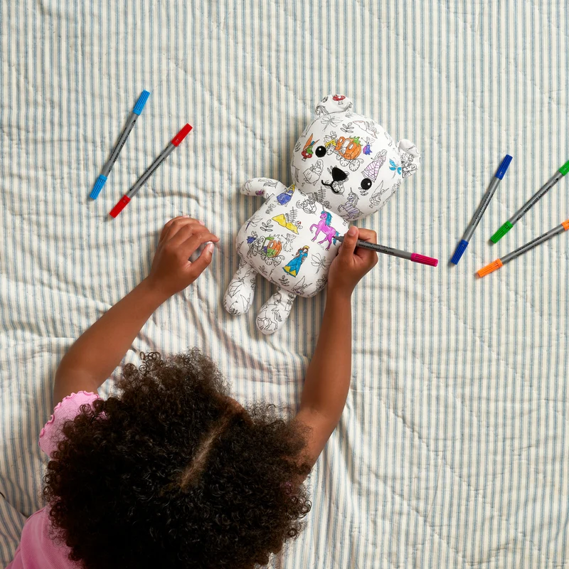 Ours en Peluche à Colorier – Conte de fée