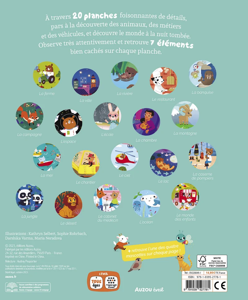 Mes 20 Cherche et Trouve des Tout-Petits 🔍- Livre
