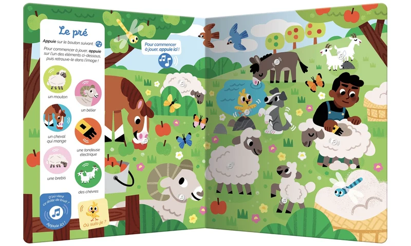 Cherche et Trouve des Tout-Petits Sonore – La Ferme 🐄🔊- Livre