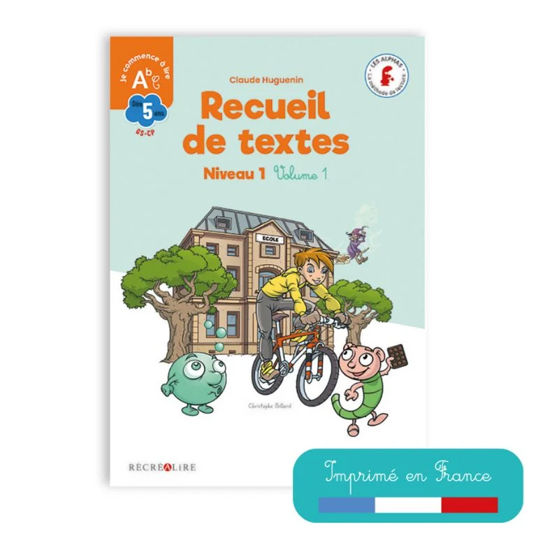 Premières lectures Les Alphas - niveau 1 volume 1 GS CP