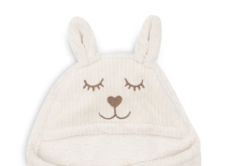 Couverture portefeuille Bunny Cloudy Rib - Oatmeal 🐰☁️