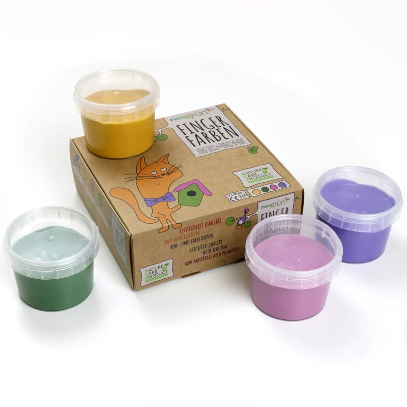 Coffret Luka peinture aux doigts naturelle et vegan