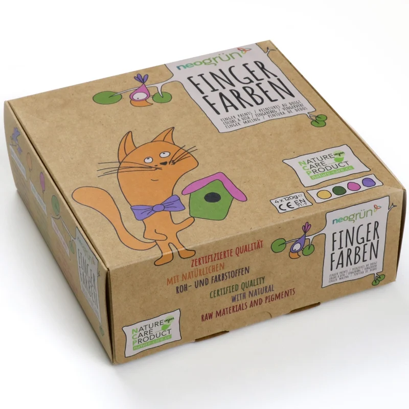 Coffret Luka peinture aux doigts naturelle et vegan