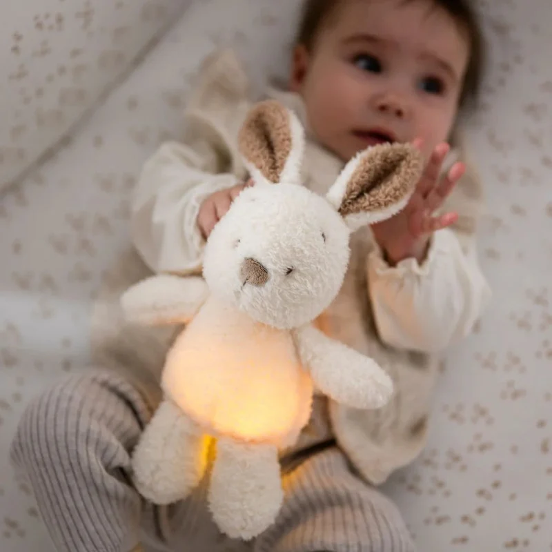 veilleuse peluche lapin Teddy beige 🐰