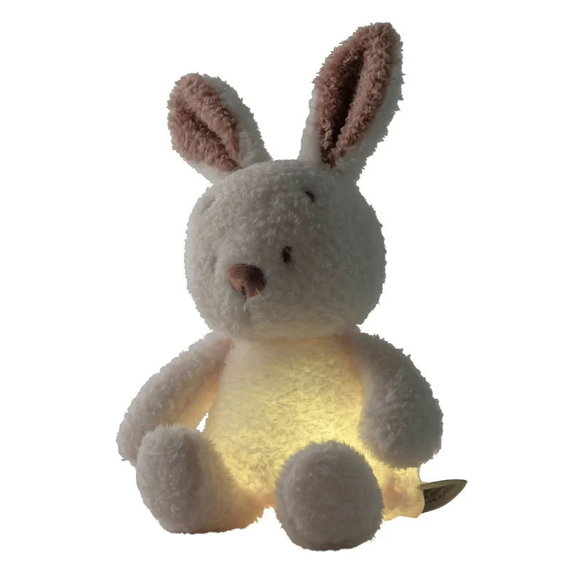 veilleuse peluche lapin Teddy beige 🐰