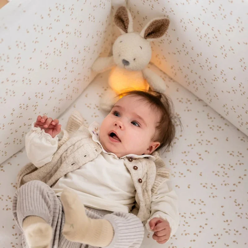 veilleuse peluche lapin Teddy beige 🐰