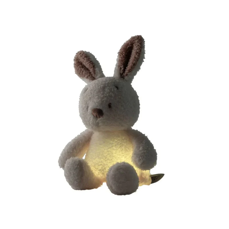 veilleuse peluche lapin Teddy beige 🐰