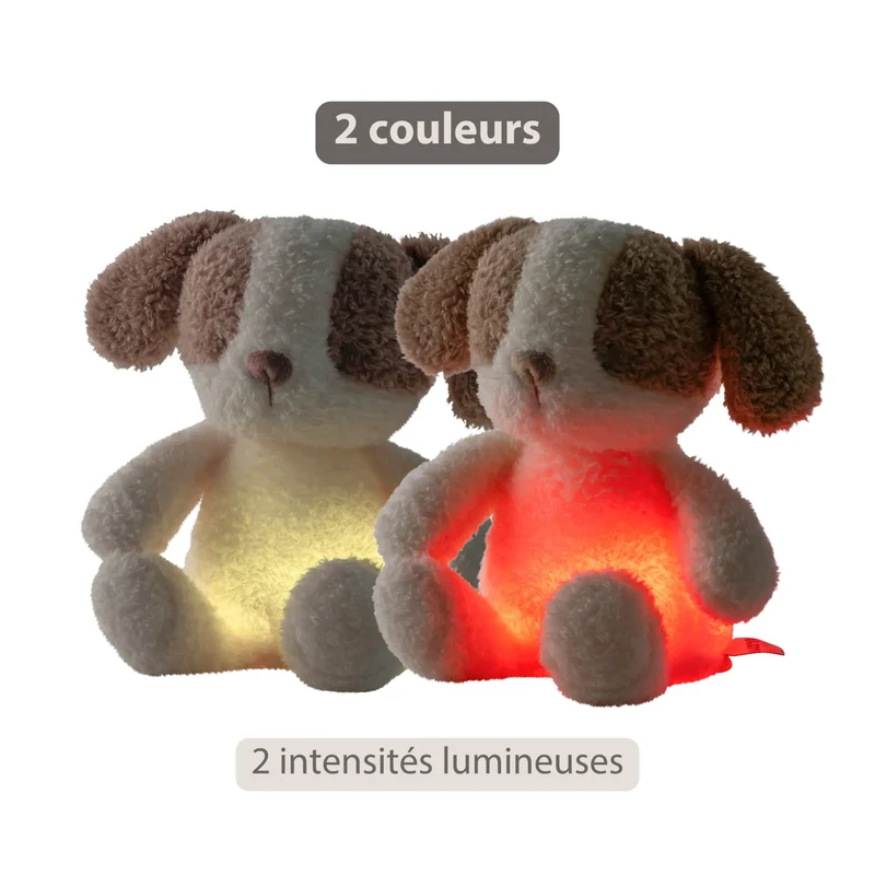 veilleuse peluche chien Teddy vanille 🐶