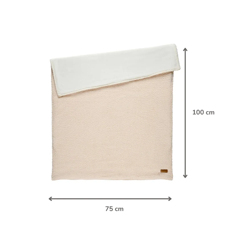 Couverture bébé Teddy Supersoft écru 🧸🤍