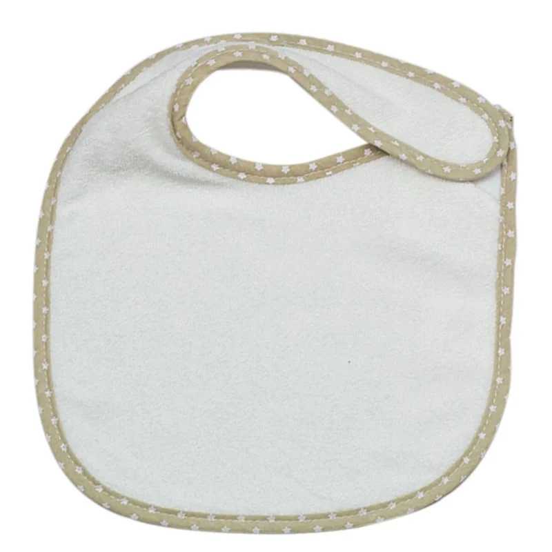 Lot de 7 bavoirs – Essentiels beige