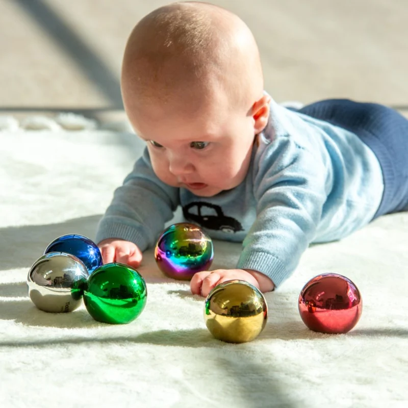 6 Boules de couleurs réfléchissantes mystérieuses