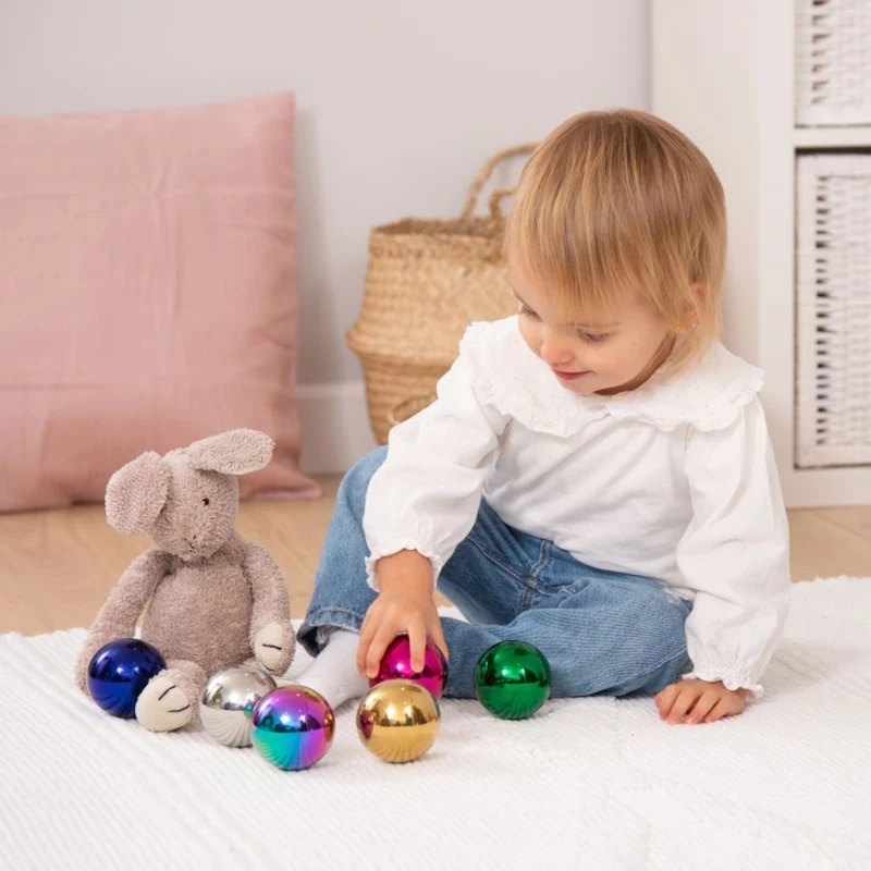 6 Boules de couleurs réfléchissantes mystérieuses