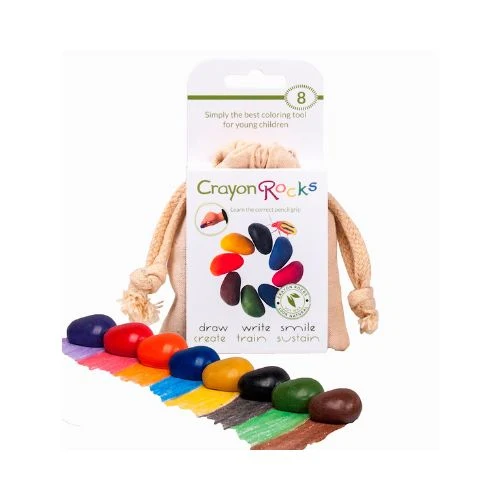 Lot de 8 crayons de cire - Rocks