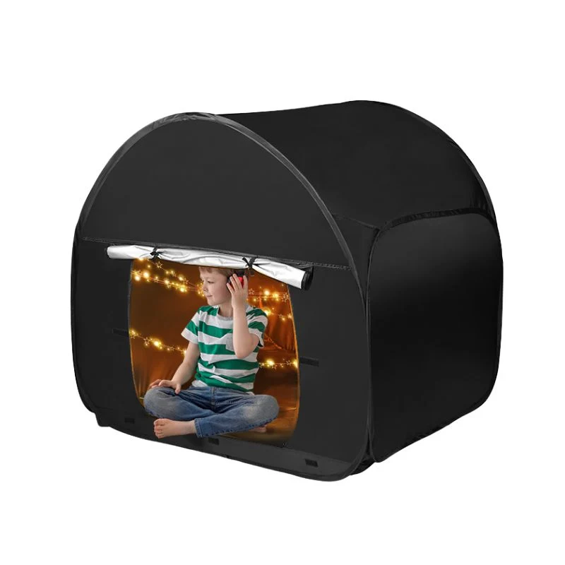 Tente pop-up sensorielle noire 120cm